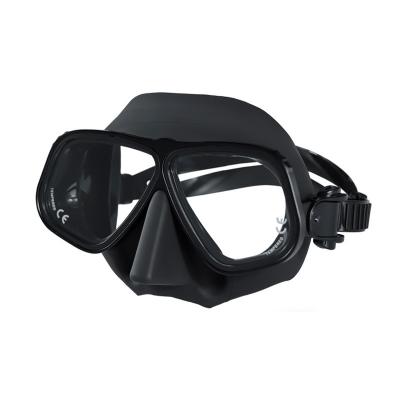 China Aluminum Frame Diving Scuba Mask Goggles Soft Nose For Sea Free Diving for sale