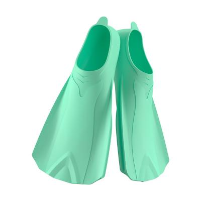 China Kids Training Scuba Diving Tool Kit Swim Fins Flippers Short Blade Silicone for sale