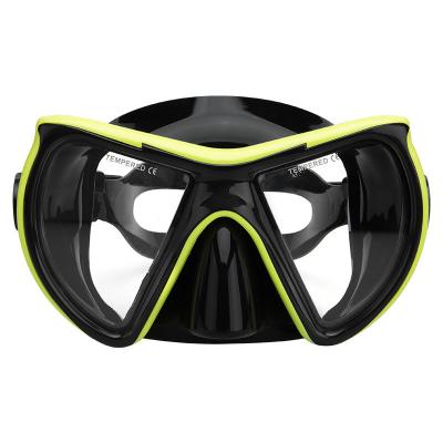 China 4mm Tempered Glass Dive Prescription Snorkel Mask Anti Fog Underwater for sale