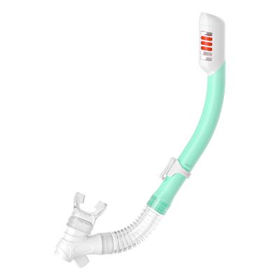 China Red Sport Training Underwater Diving Breathing Tube Silicone PVC Mouthpiece For Kids for sale