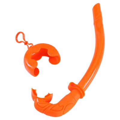 China Portable Full Silicone Scuba Free Diving Wet Snorkel For Lap Pool for sale