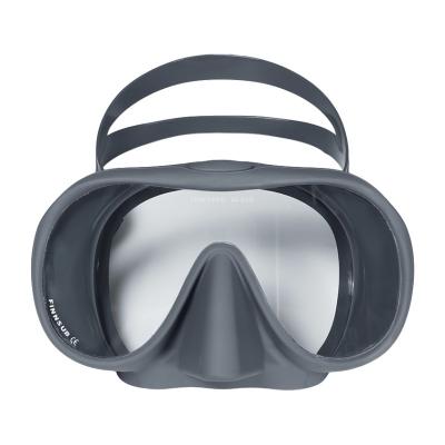 China Direct Supply Frameless Deep Dive Scuba Diving Mask Anti-Fog Spray Free Half Face Mask for sale