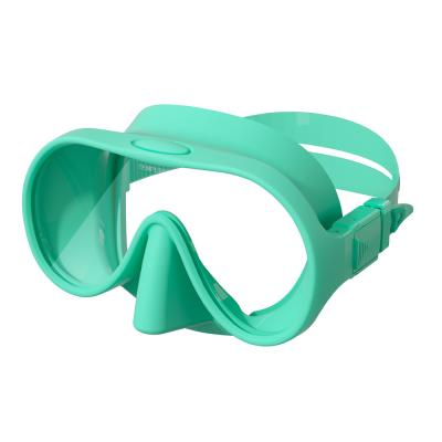 China Custom Logo Accepted Tempered Glass Diving Goggles Gear for Kids Snorkeling and Diving for sale