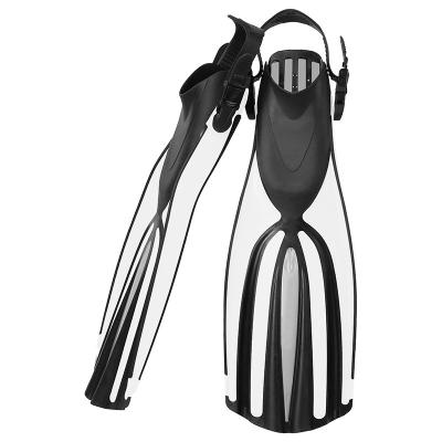 China Open Heel Long Blade Scuba Diving Fins Flippers For Freediving Snorkeling for sale