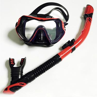 China Professionele PVC Snorkel Tube en Plastic Frame Mask Set voor Onderwater Excursies Snorkel Mask Set Te koop