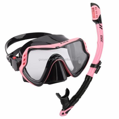 China Water Sports Diving Goggle Set for Swimming Diving and Underwater Camera Adventures Snorkel Mask Set for sale