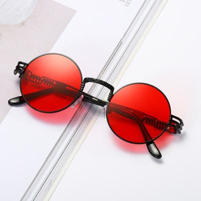 China Fashion Sunglasses 2021 Retro Fashion Spring Punk Legs Around Metal Sun Glasses Men Women Eyewear Shade Sun Glasses Custom Wholesale Trendy Glasses for sale