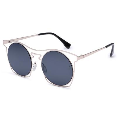 China Fashion sunglasses 2021 newest retro metal frame casual round frame metal sun glasses classic driving eyewear men women shade sun glasses for sale