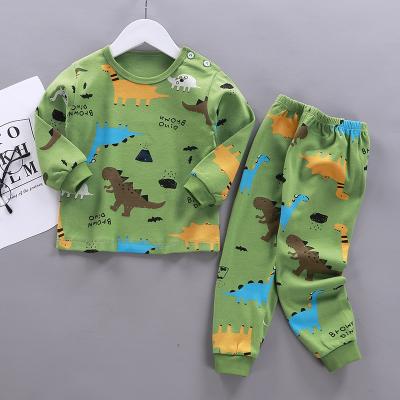 China Breathable Children's Cotton Pajamas Wholesale Suits For Boys And Girls for sale