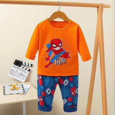 China Hot-selling high-grade breathable cotton cartoon long-sleeved boy's home service Autumn New Underwear Underwear Set for sale