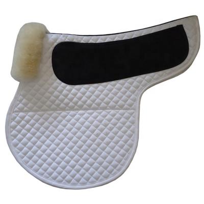 China Fashipn Horse Wool Numnah Saddle Rubber Pad for sale