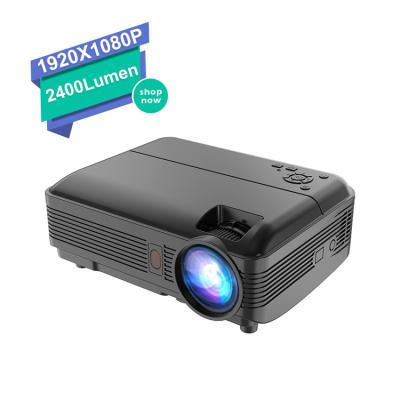 China Mini Pico Portable 1080p Projector hd Project Small Multimedia Portable Outdoor 2400 Lumens Movie Home Theater for sale