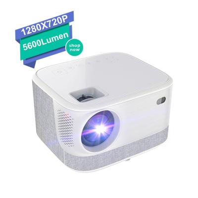 China Mini Pico Smart Projectors Rechargeable 5600 lumen hd 4k led 1080p home theater tv video projector with battery for sale