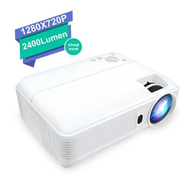 China 2021 Portable Mini Projector Home Theater Speakers Projector 300 Built-in ANSI Digital Lumens for Home Theater for sale