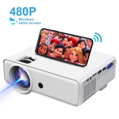 China Pico Lowest Price Mini Projector Project Lcd 480p Small Small Same Screen Wifi Home Theater Projector for sale