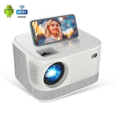 China Pico 4k uhd smart mirror portable projector 1080p with beam projectors lumens par mini smartphon for home full hd 1080p for sale