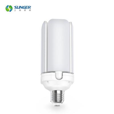 China Factory direct sale Sunger led garage light 52W E27 85-265V 5200LM deformable highbay ceiling lamp for garage/attic basement fan blade light for sale