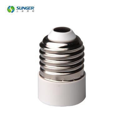 China E14 screw to E27 lamp holder, lamp adapter, E27 base for sale