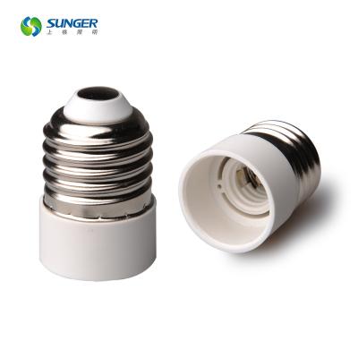 China High Quality E27 Screw To E14 Base Adapter Converter Lamp Holder Lamp Adapter With CE RoHS for sale