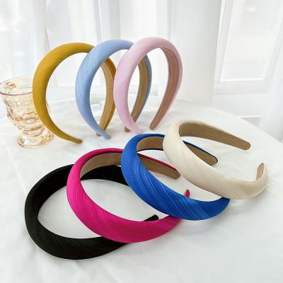 China Fashion Solid Color Hair Accessories Sponge Hair Bands Show Smaller Hair Bands For Women for sale