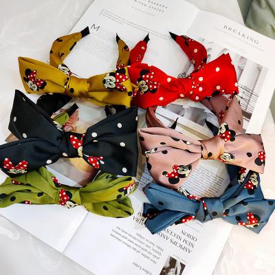 China Korean Cute Fashion Summer Headbands Girl Headbands For Women Color Mickey Designer Headbands for sale