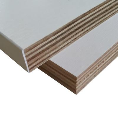 China Large export volume18mm contemporary waterproof HPL melamine laminated plywood for wardrobe decorative panel for sale