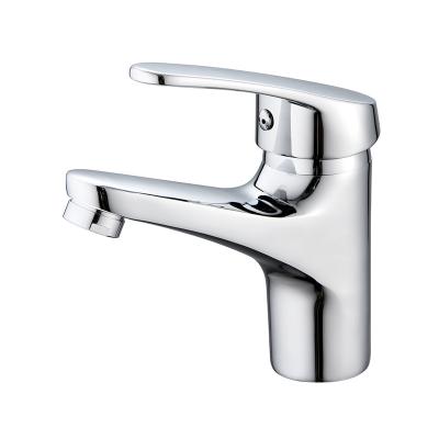 China Other Kirsite Selo Single Handle and Single Hole Mixed Cold and Hot Water Bathroom Basin Faucet for sale