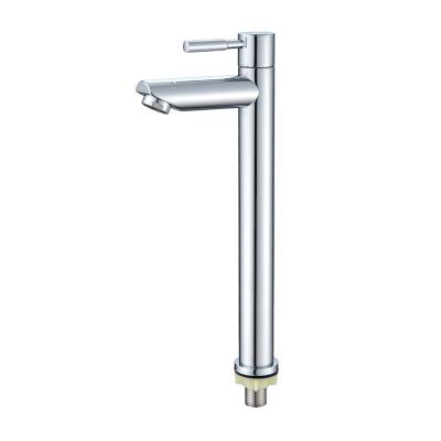 China Other Hot Sale Plated Single Hole Cold Bathroom Basin Mixer Sliver Concealed Faucet For Basin Faucet à venda