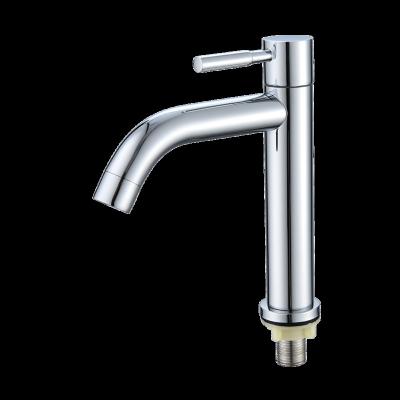 Chine Other Bending Spout Plated Single Cold Short Design Bathroom Mixer Tap Bathroom Basin Faucet à vendre