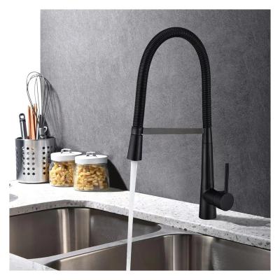 Cina Pull Out Spray Brass Kitchen Sink Faucets Pull Down Cold And Hot Spring Kitchen Faucets in vendita