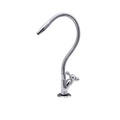 China Others G1/2 Filter 360 Degree Rotation Stainless Steel China Factory Sliver Spring Kitchen Faucet for sale