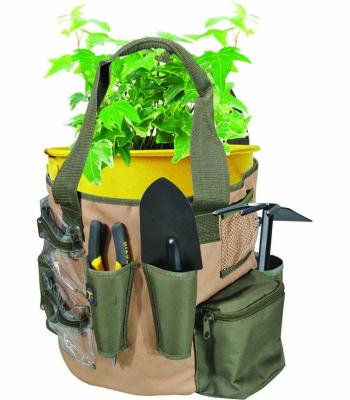 China Nylon Work Goods Gardening Gardeners Grow Garden Tool Bag Organizer for sale