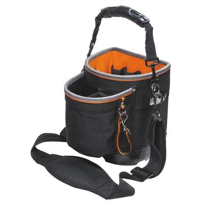 China High Quality Black Multifunctional Woodworking/Building/Electrical/Repair Electricians Work Shoulder Holster Tool Bag for sale