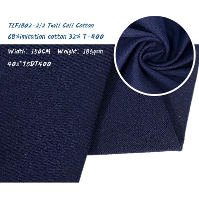 China Good Stability Waterproof Sand-washing 2/2 Cellucotton Waterproof Fabric Stretch Oxford Twill Outdoor Functional Fabric For Suit for sale