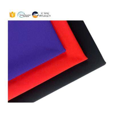 China Memory 4 Way Stretch Polyester Spandex 50D 75D 100D Fabric Eco-friendly Dye Woven Plain 75-150GSM For Sportswear for sale