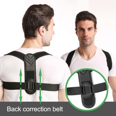 China Adjustable Orthotic Posture Corrector Relieve Back Pain Lumbar Braces Pose Pad Support Brace Anti Hunchback Posture Corrector With Armpit Strap for sale