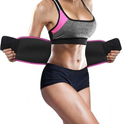 China Sports Fitness Exercise Gym Neoprene Weight Loss Belly Wrap Band Sauna Sweat Belt Waist Trainer For Women for sale