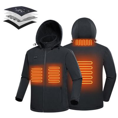 China 5V Winter Battery Men Women QUICK DRY Coats Waterproof Clothing Enthusiast Hoodie Usb Insulated Fan Jacket for sale