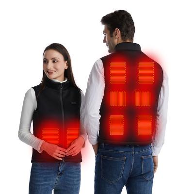 China High Quality Winter Outdoor Heating Clothing Vest QUICK DRY USB Charging Coat Smart Men's Heating Graphene Vests for sale