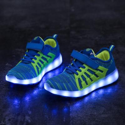 China Fashion \ new comfortable \ durable lightweight stripe led comfortable sports shoes for sale