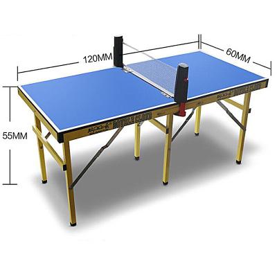 China Sports Activities YoungJoy YJ Sports Customized Foldable Mini Indoor Table Tennis Table For Kids Portable Ping Pong Table for sale