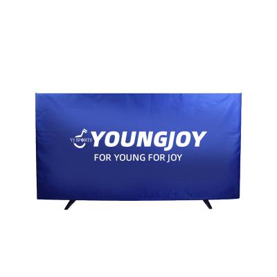 China Table Tennis Professional Training YoungJoy Oxford Detachable Steel Cloth Supports OEM Custom Table Tennis Partition Barrier for sale