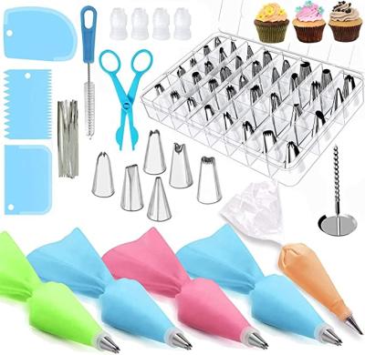 China Sustainable 72PCS Pastry Baking Cake Decorating Cake Tools Set Accessories for sale