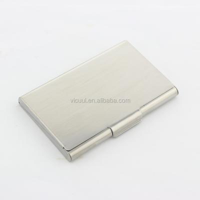 China NATIONAL Customized Brushed Stainless Steel Business Card Holder for sale