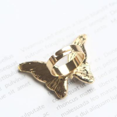 China Various Rhinestone CLASSIC Ring Finger Rings Trendy Good Quality Butterfly Rings for sale