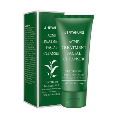 China Popular Herbal Facial Foaming ODM Facial Private Label OEM ODM Private Label Acne Wash Face Wash Tea Tree Oil Detergent Acne Treatment Detergent Oil Control for sale