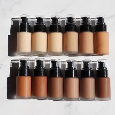 China Wholesale Custom Makeup Private Label Cosmetic 12 Colors Sunscreen Liquid Foundation Available for sale