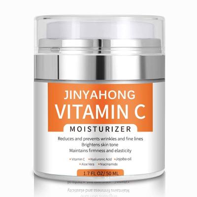 China Anti Aging Vegan Vitamin C Face Moisturizer Lotion Anti Wrinkle Lotion Natural Organic Facial Cream Anti Aging Organic OEM ODM ODM for sale