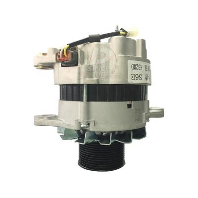 China S6E Excavator Engine Parts E320D Brushless 24V 55A 12PK  Engine Alternator for sale