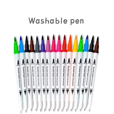 China washable pen, coloring pen for kids textile vivid marker non-toxic 12 color set non-toxic color set IF011468 for sale